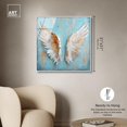 thumbnail image 5 of Weathered Wings I Framed High-Gloss Acrylic Glass Wall Art Wings Wall Art by Art Remedy, White Frame, 30 x 30, 5 of 7