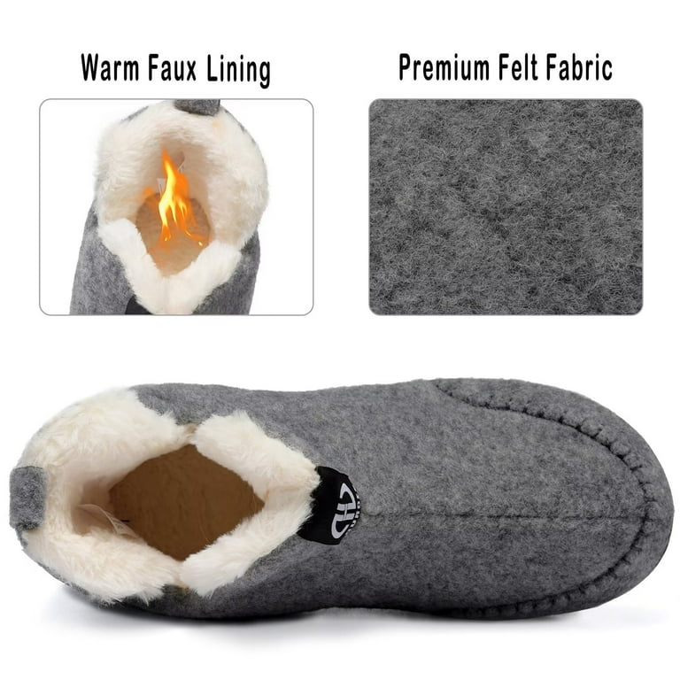 GURGER Slipper Boots for Women Men Winter Booties Slippers