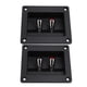 thumbnail image 4 of Taza De Terminal De Caja De Subwoofer, Caja De Altavoz Cuadrada De Alta Resistencia, Terminal Tipo Empuje Compacto Con Tornillos Para Coche, RV, Barco, 4 of 7