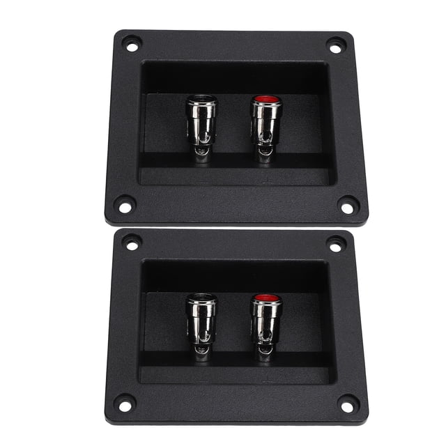 Borne de Boîte de Haut-Parleurs, Borne de Caisson de Basses Compacte Carrée Antirouille pour Voiture RV Bateau