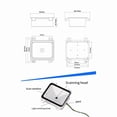 thumbnail image 6 of 4X Embedded 2D Barcode Scanner USB QR Barcode Reader RS232 TTL Interface Kiosk Small Fixed Installation Barcode Printer, 6 of 6