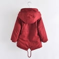 thumbnail image 4 of YunPes Girls Winter Puffer Hooded Jacket Teen Sherpa Fleece Lined Zip Up Oversized Furry Coat Winter Warm Thermal Outwear, 4 of 9