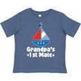 thumbnail image 3 of Inktastic Grandpas First Mate Nautical Sailboat Boys Toddler T-Shirt, 3 of 5