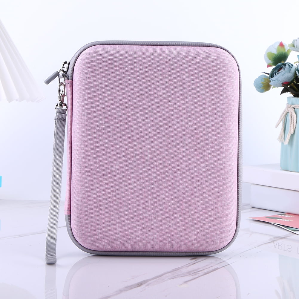 BLEEUS Card Case 80 Pockets Card Binder Holder Card Folder For Yoto Cards (Pink)Game Accessories