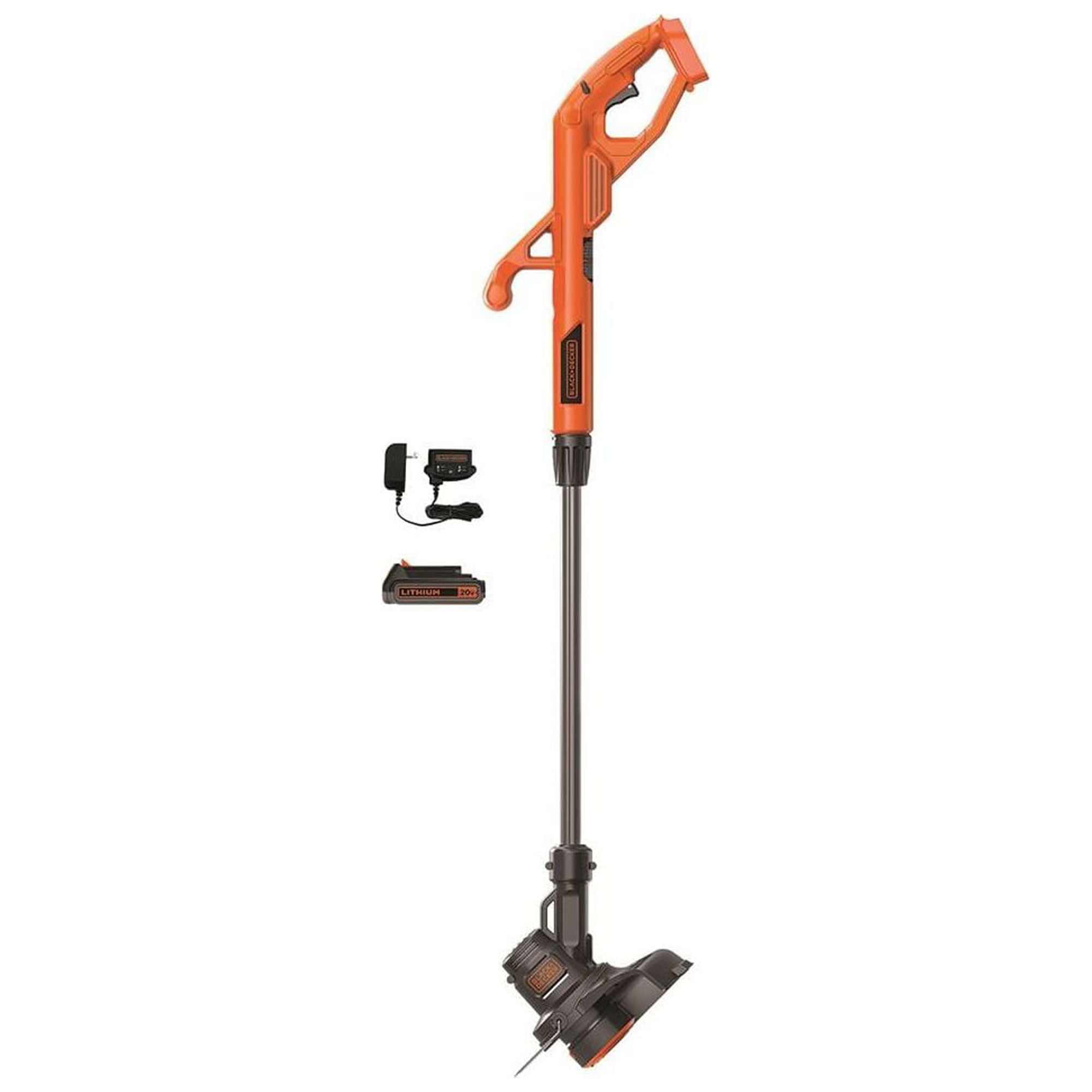 Black & Decker 20V MAX 10 In. Lithium Ion Straight Cordless String Trimmer/ Edger - Town Hardware & General Store