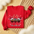 thumbnail image 3 of Craaazy Womens Shirts Christmas Printed Fashionable Loose Casual Long Sleeved Top Xmas Print Graphic Sweatshirt Gifts, 3 of 5