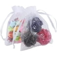 thumbnail image 3 of FACATH 100PCS Premium Sheer Organza Bags (White), 3 of 8