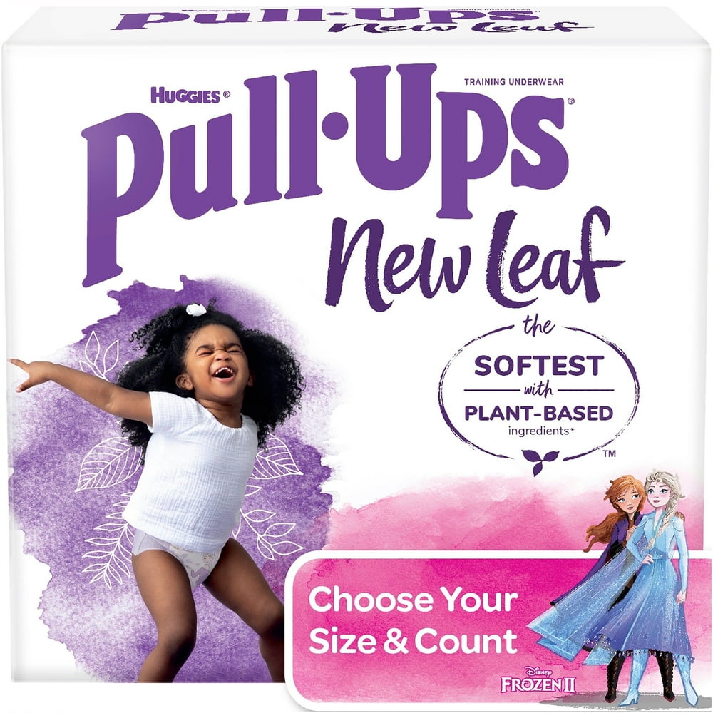 PullUps New Leaf Girls' Potty Training Pants, 4T5T, 60 Ct Walmart