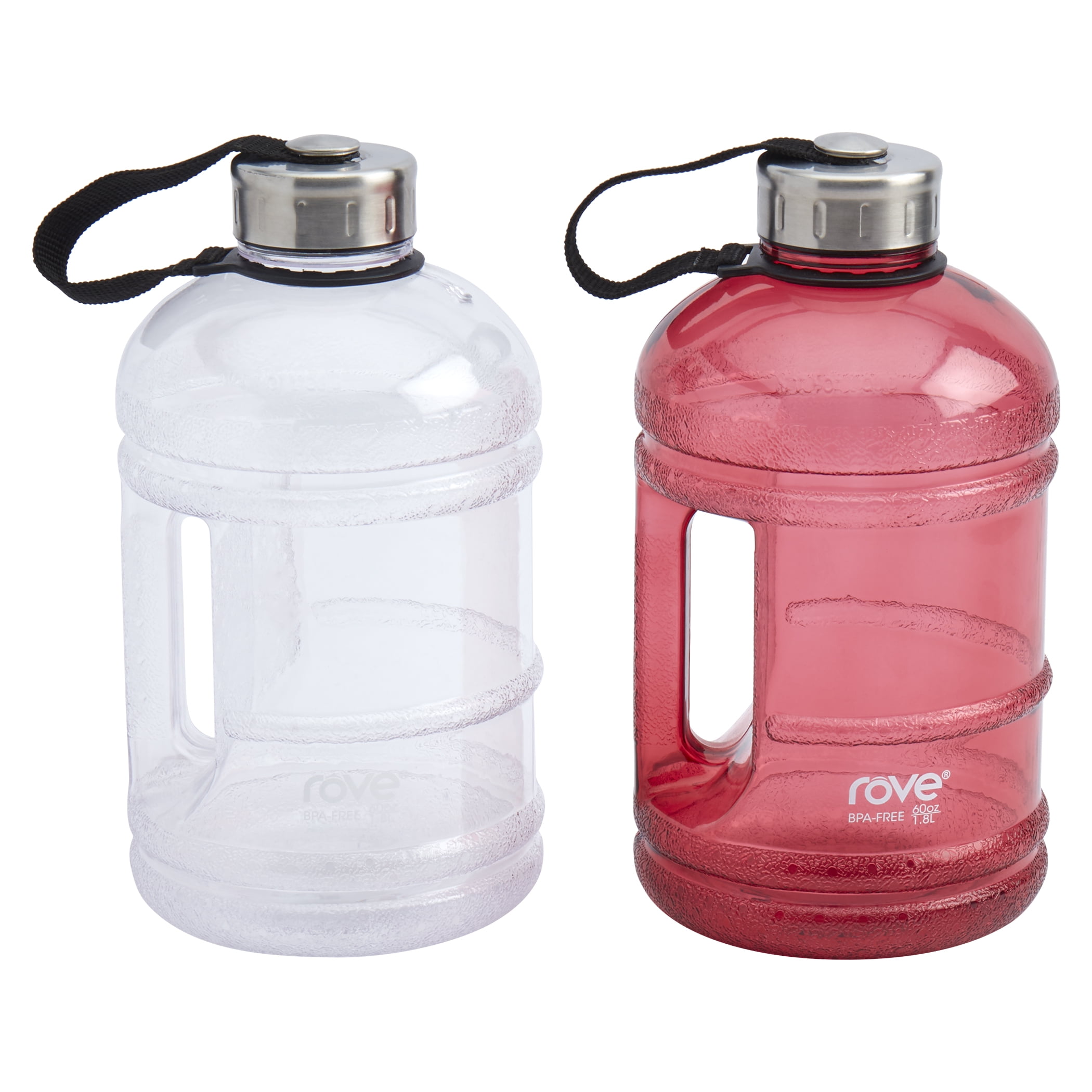 ROVE Fitness Bottle Collection BPA Free High Capacity, 1.8 Liter (60