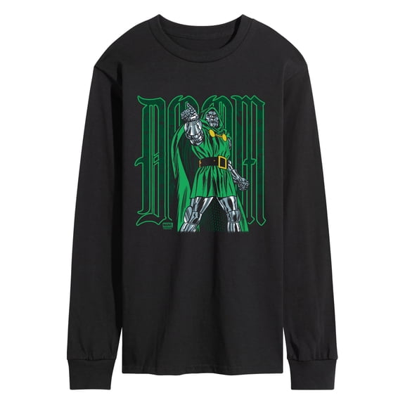 Fantastic Four - Doom Type Men's Long Sleeve Graphic T-Shirt