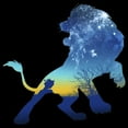 thumbnail image 2 of Boy's Lion King Simba Sky Silhouette  Graphic Tee Black Large, 2 of 5