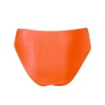 thumbnail image 5 of XEGLSBU Swimsuits for Women Bikini Tops Women's Bikini Bottom Front Swimsuit Ruched Bathing Suit Bottoms Orange Size S, 5 of 5