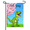 Garden Flag-2, variant on Hello Spring Dinosaur Garden Flag 12×18in Double Sided Cute Tyrannosaurus Rex Cherry Blossom Weatherproof Decor For Outdoor Porch Lawn Patio