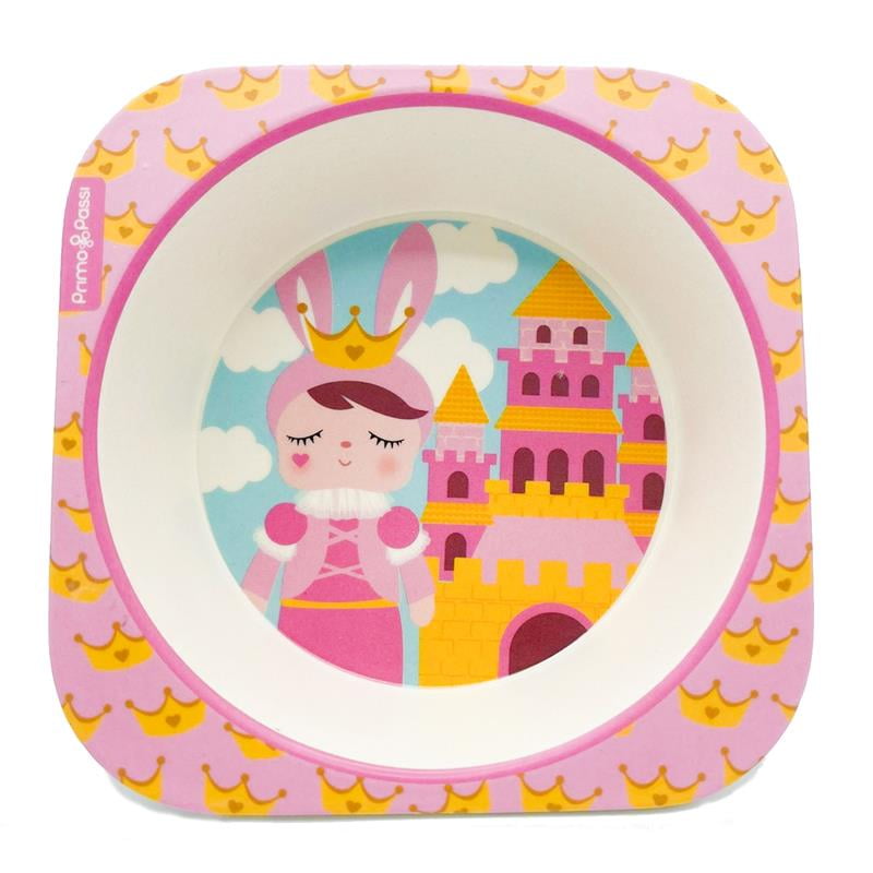 Primo Passi - Bamboo Fiber Kids Square Bowl - Metoo