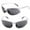 Silver/Silver, variant on 2 Pair of Unisex Bifocal Sport Wrap Sunglasses - Outdoor Reading Sunglasses