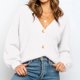 thumbnail image 5 of Gibobby Suéter de invierno para mujer, Suéter Ligero Manga Larga Cuello V para Dama, sueters Elegante, Blusa Casual(Blanco,M), 5 of 5
