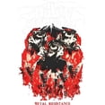 thumbnail image 2 of eWH Retro, Rock, Men's T-Shirt, BaBYMeTaL Flame, Printed, Loose, Short Sleeve, Street, Retro, Metal Resistance, Theme Top, 2 of 6