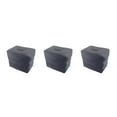 thumbnail image 1 of tamizeot Inflatable Foot Rest 3 Layers Foot Stool Foot Rest Pillow for Travelling Deep Gray 40 x 30 x 43cm 3Set, 1 of 6