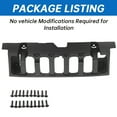 thumbnail image 6 of Kojem Front Grille Support Bracket Mounting Panel Black for Hummer H3 H3T 20062007 2008 2009 2010  Replaces 15834198 HU1207100, 6 of 10