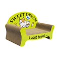 thumbnail image 2 of Cama rascadora para gatos, tapete con forma de sofá, moderna, elegante, multifuncional, para interiores, con diseño de dibujos animados. Verde, 2 of 9