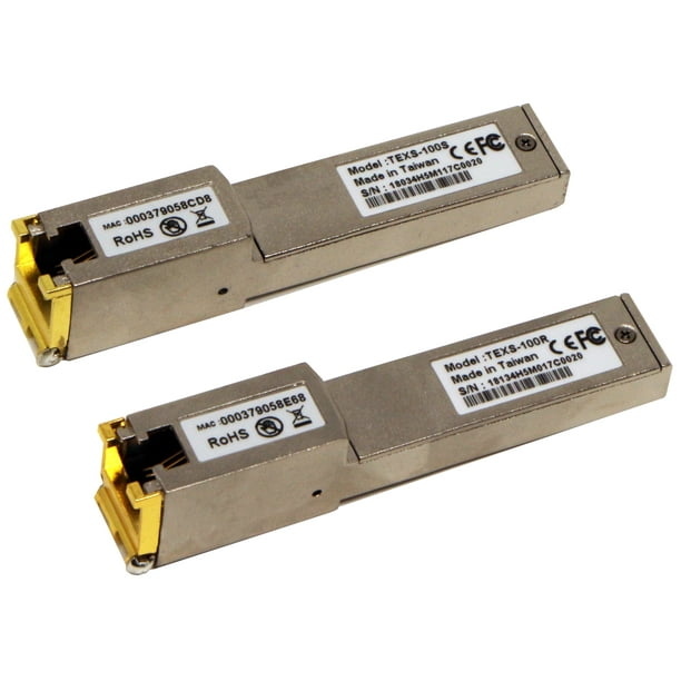 Tupavco TEXS100 SFP Extender Kit (Sender and Receiver) Range