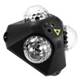 thumbnail image 1 of Party Light DJ Three-Head Disco Ball Light with Pattern Projection and Voice-Controlled Laser Light, 1 of 5