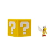 The Super Mario Bros. Movie 1.25 inch Mini Koopa Paratroopa Figure with Question Block