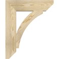 thumbnail image 3 of Ekena Millwork 4"W x 18"D x 22"H Thorton Slat Rough Sawn Bracket, Douglas Fir, 3 of 4