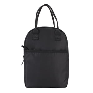 Mainstays Black Reusable Lunch Bag, 6L Capacity