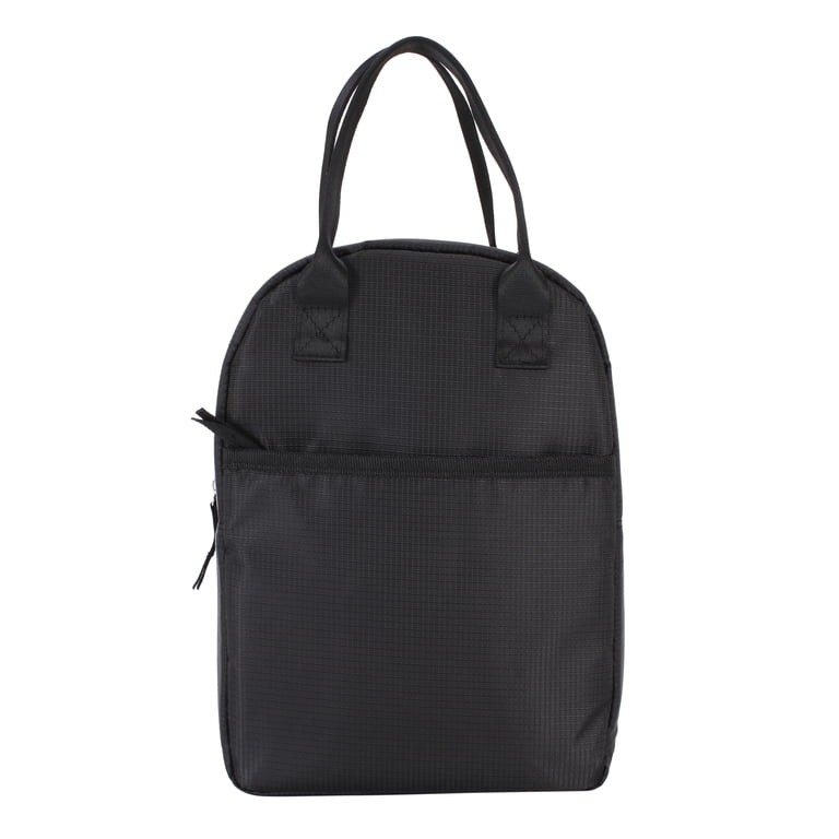 Mainstays Black Reusable Lunch Bag, 6L Capacity photo 1