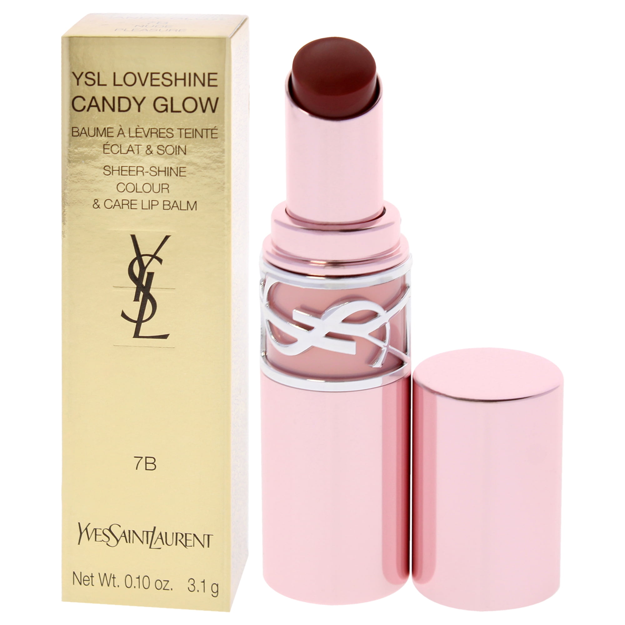 Yves Saint Laurent Loveshine Candy Glow Lip Balm - 7B Nude Pleasure , 0.10 oz Lip Balm