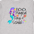 thumbnail image 4 of Inktastic 100 Magical Days of School with Blue Mermaid and Fish Boys or Girls Long Sleeve Toddler T-Shirt, 4 of 5