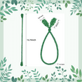 thumbnail image 2 of 12 Pcs Decorative Garland Ties Trianu 15.74 inch Garland Flexible Ties for Holiday Decorations Christmas Craft Gift Wrapping (Green), 2 of 7