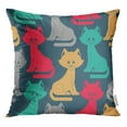 thumbnail image 1 of RYLABLUE Colorful Baby Cat Pet for Childrens Beautiful Beauty Throw Pillowcase Cushion Case Cover, 1 of 1