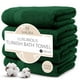 thumbnail image 1 of Toallas de baño MAURA Hunter Green de algodón turco XL, juego de 4, 1 of 7