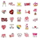 thumbnail image 4 of Cateissary 50 piezas de pegatinas de corazón impermeables para álbum de recortes, botellas de agua para teléfono móvil, portátil, tableta, Electrónica, 4 of 6