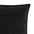 thumbnail image 2 of Mainstays 22" x 22" Black Chenille Flange Decorative Pillow, 2 of 5