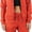 Soft Lightweight Hooded Active Tracksuit Set - Red, variant on ToBeInStyle Women's French Terry Activewear Hooded Jacket & Pants