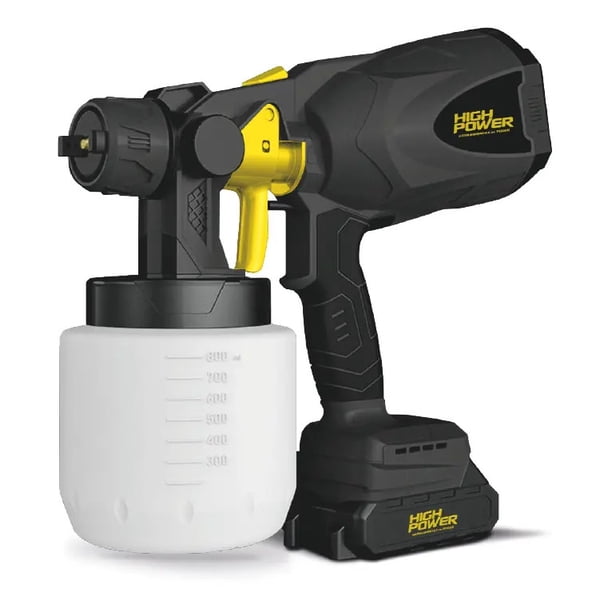 Pulverizador De Pintura Inalámbrico 20v Con Batería Y Cargador PP-1500 High Power