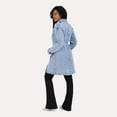 thumbnail image 2 of Juniors' madden girl Trench Coat Color: Denim Size: SMALL, 2 of 4
