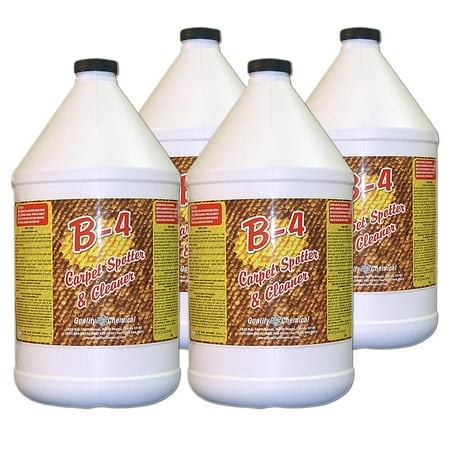 B-4 Commercial Carpet Spotter, Cleaner and Stain Remover - 4 gallon (Best Carpet Stain Remover For Old Stains)