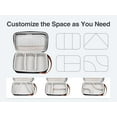 thumbnail image 3 of Electronic Organizer Travel Case, Portable Tech Organizers, Hard Shell Zipper Case for , Travel Essentials, Black (External Size 8.5 x 5.9 x 2.5 Inch), 3 of 4