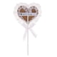thumbnail image 2 of Toppers para Cumpleaños Boda Perfecl Amor Forma Encaje Cupcake Pick Decoración, 2 of 8