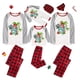 thumbnail image 1 of Pijamas familiares navideños a juego, conjuntos de pijamas a cuadros blancos y negros, Navidad en julio, 1 of 4