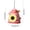 Pink, variant on FEOLGEHLY Decorative Iron Bee Bird Houses for Outside with Storage Bag, Wildlife Supplies Bird Feeder for Home Garden Decor, Garden Nesting Box, Small Bird Sleeping House for Cold and Damp Climates