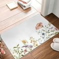 thumbnail image 4 of Yiaed Watercolor Floral Print Flannel Doormat Mat Outdoor Indoor Door Mats,Welcome Matt Outdoor Front Door Mat Doormat Outdoor Mat Outdoor Mat,16"x24", 4 of 7