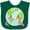 Green, variant on Inktastic Happy Earth Day with hearts Boys or Girls Baby Bib