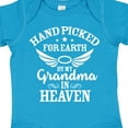 thumbnail image 4 of Inktastic Handpicked for Earth by My Grandma in Heaven Angel Wings Boys or Girls Baby Bodysuit, 4 of 5