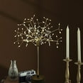 thumbnail image 6 of LEJHVAQK Dandelion Table Lights Fireworks 15.74" LED Starburst Lamp 100 Warm White Fairy Lights with Movable Branches, Elegant Christmas Table Centerpiece & Holiday Gift Decor(2PCS Warm+White ), 6 of 8