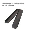 thumbnail image 5 of Yeacher 2pcs Resin Sax Reeds Strength 2.5 for Alto Saxophone Black, 5 of 5